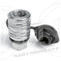  DN12 FEKETE PORVÉDŐ GYORCSATLAKOZÓ HÜVELYHEZ (PUSH PULL ISO-A PPV3)
