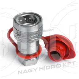   DN10 PIROS PORVÉDŐ GYORCSATLAKOZÓ HÜVELYHEZ (PUSH PULL ISO-A PPV3)