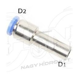 DN08-DN04 REDUCTIE METALICA CU CONECTOR SI STUT PUSH-IN - PGJ-0804