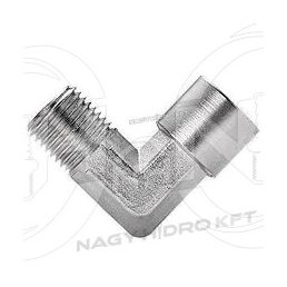 1/2" ADAPTOR L PNEUMATIC BSPT/BSP FILET EXTERIOR CONIC/INTERIOR, CUPRU - PILKBB-12