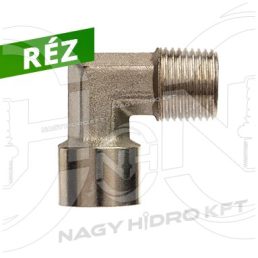 1/8" ADAPTOR L PNEUMATIC BSPT/BSP FILET EXTERIOR CONIC/INTERIOR, CUPRU - PILKBB-18