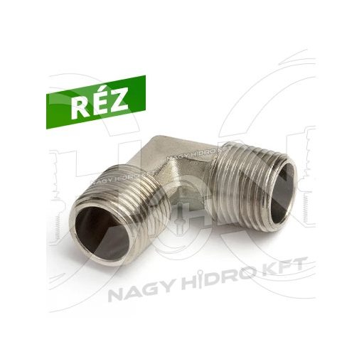 1/2" ADAPTOR L PNEUMATIC BSPT FILET EXTERIOR CONIC, CUPRU - PILKKB-12