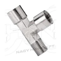 1/4" ADAPTOR T PNEUMATIC BSPT FILET EXTERIOR/INTERIOR/INTERIOR, CUPRU - PITKBBB-14