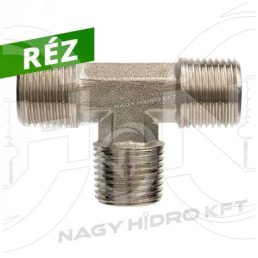 1/8" ADAPTOR T PNEUMATIC BSPT FILET EXTERIOR CONIC, CUPRU - PITKKKB-18