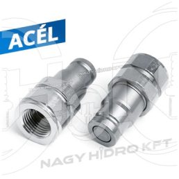   1/4" DN06 300BAR BSP BELSŐ MENETES HIDRAULIKA GYORSCSATLAKOZÓ DUGÓ, CSEPPENÉSMENETES KIVITEL PLT1