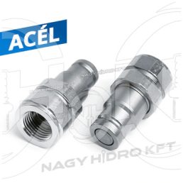   3/4" DN12 UNF BELSŐ MENETES HIDRAULIKA GYORSCSATLAKOZÓ DUGÓ, CSEPPENÉSMENETES KIVITEL PLT1 (STUCCHI)