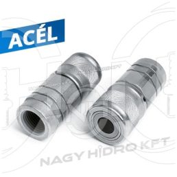   3/4" DN22 250BAR BSP BELSŐ MENETES HIDRAULIKA GYORSCSATLAKOZÓ HÜVELY, CSEPPENÉSMENETES KIVITEL PLT1