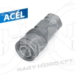   3/4" DN20 350BAR UNF BELSŐ MENETES HIDRAULIKA GYORSCSATLAKOZÓ HÜVELY, CSEPPENÉSMENETES KIVITEL PLT4