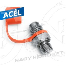   M16x2-7/16" UNF COLOS, TÖMBÖSÍTETT MÉRŐPONT CSATLAKOZÓ, MŰANYAG VÉDŐKUPAKKAL