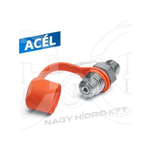 M16x2-7/16" RACORD PUNCT DE MASURARE FILET EXTERIOR UNF ETANSARE IN BLOC CAPAC PROTECTIE PLASTIC-PMPK-1602-716UNF