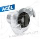 1" CUPLAJ CU GHEARE FILET EXTERIOR BSP PENTRU FURTUN AER COMPRIMAT - PRT-KM01