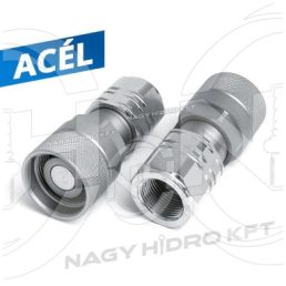   3/4" DN20 350BAR BSP BELSŐ MENETES HIDRAULIKA GYORSCSATLAKOZÓ DUGÓ, CSEPPENÉSMENETES CSAVAROS KIVITEL PVT4