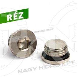 3/8" DOP INCHIDERE PNEUMATIC BSP CAP IMBUS, CUPRU - PZDBI-38