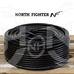 DN06=1/4" 190BAR FURTUN HIDRAULIC TWIN TERMOPLAST CU DOUA INSERTII TEXTILE (NORTH FIGHTER) 1.00  - R7TD-06NF