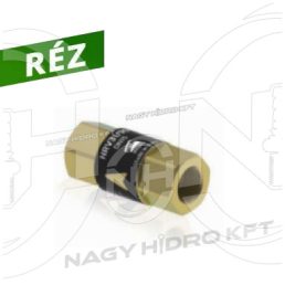   1/2" 280BAR 90l/min NAGYNYOMÁSÚ BSP COLOS VISSZACSAPÓ SZELEP, RÉZ KIVITEL