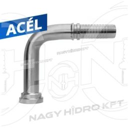 90ˇ DN25 47,6mm ARMATURA FLANSA SFS LUNG 150mm - SFS-H9025476-150