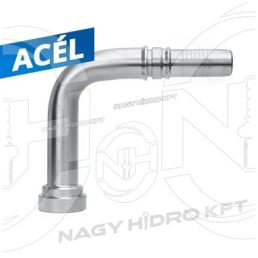 90ˇ DN25 47,6mm ARMATURA INTERLOCK FLANSA SFS LUNG 100mm (CATER) - SFSCK-H9025476-100