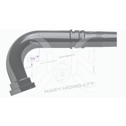 110° DN25 54mm  ARMATURA FLANSA, SFS, INTERLOCK, 6000PSI - SFSKI-1102554