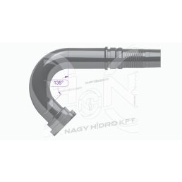 135° DN20 41,3mm  ARMATURA FLANSA, SFS, INTERLOCK, 6000PSI - SFSKI-13520413