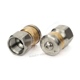   3/8" BSP COLOS FORGÓ CSŐTISZTÍTÓ FÚVÓKA INOX KIVITEL, FURATOK ELOSZTÁSA 3