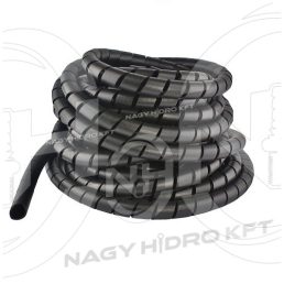 18-24mm SPIRALA PVC FURTUNURI, NEAGRA - TVF-1824