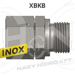 1"-1/2"  ADAPTOR INOX BSP FILET INTERIOR/EXTERIOR CON 60 GRADE - XBKB-0112