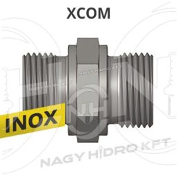 1/4"-M12x1,5 FITING INOX BSP/METRIC CON 60 GRADE - XCOM-1412