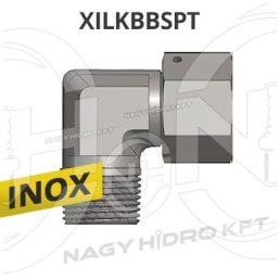 1/2"-1/2" ADAPTOR INOX L BSP/BSPT FILET INTERIOR/EXTERIOR - XILKBBSPT-1212