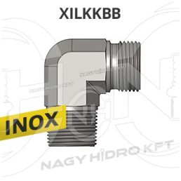1/2"-1/2" ADAPTOR INOX L BSP/BSPT FILET EXTERIOR - XILKKBB-1212