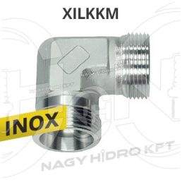   M36x2 25S L-IDOM METRIKUS KÜLSŐ/KÜLSŐ MENETTEL, ROZSDAMENTES-INOX CSAVARZAT