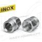   M22x1,5-3/8" KÜLSŐ/BELSŐ FIX MENETES ÁTALAKÍTÓ ADAPTER MAGASNYOMÁSÚ MOSÓKHOZ, ROZSDAMENTES-INOX KIVITEL