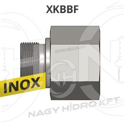 1"-1"  ADAPTOR INOX BSP FIX FILET EXTERIOR/INTERIOR - XKBBF-0101