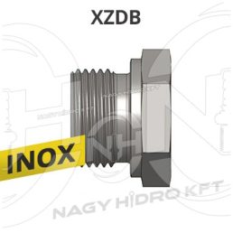 1" DOP INCHIDERE INOX BSP CAP HEXAGONAL - XZDB-01