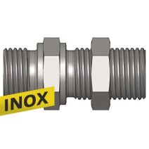 EGYENES ADAPTER KK SZERELŐFAL, RÖGZÍTŐANYA INOX