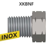  NPT ADAPTER FIX EGYENES KB-S, ROZSDAMENTES-INOX