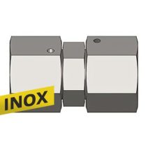 EGYENES ADAPTEREK BB ROZSDAMENTES-INOX