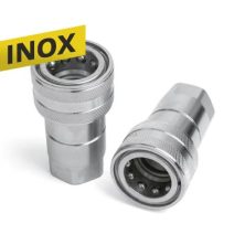 CUPLĂ RAPIDĂ INOX CU FILET INTERIOR BSP, TIP PUSH-PULL ISO-B (PAV1)
