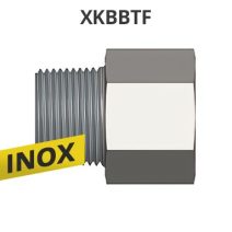 BSPT ADAPTER FIX EGYENES KB-S, ROZSDAMENTES-INOX